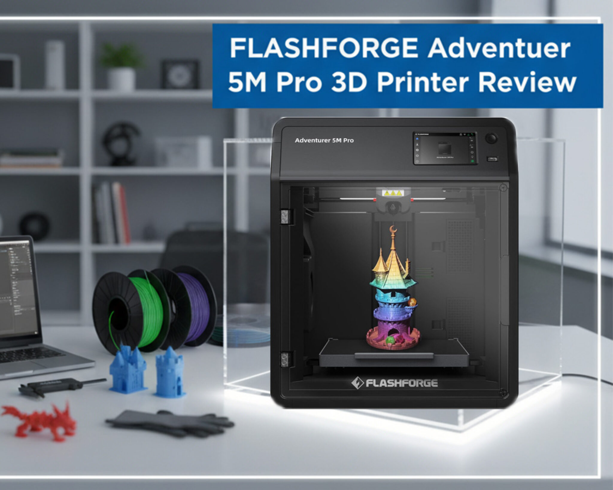 Flashforge 5 FLASHFORGE Adventurer 5M Pro 3D Printer Review