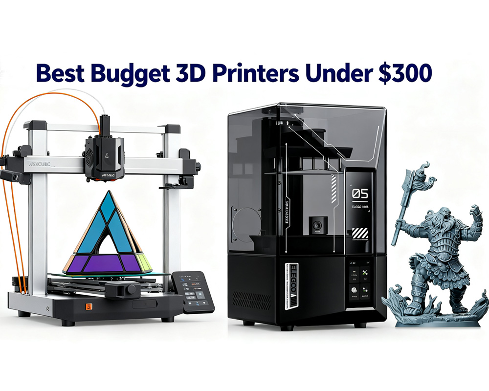 Best Budget 3D Printers Under $300 (2025 Edition)