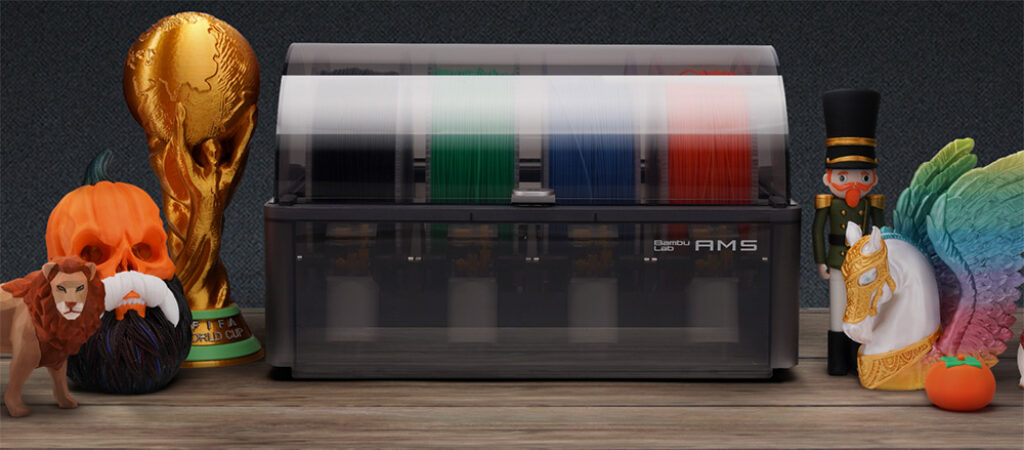 Bambu Lab P1S 3D Printer Multi-color capability