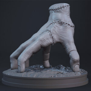 Wednesday’s Thing Hand STL File – High-Detail 3D Print Model