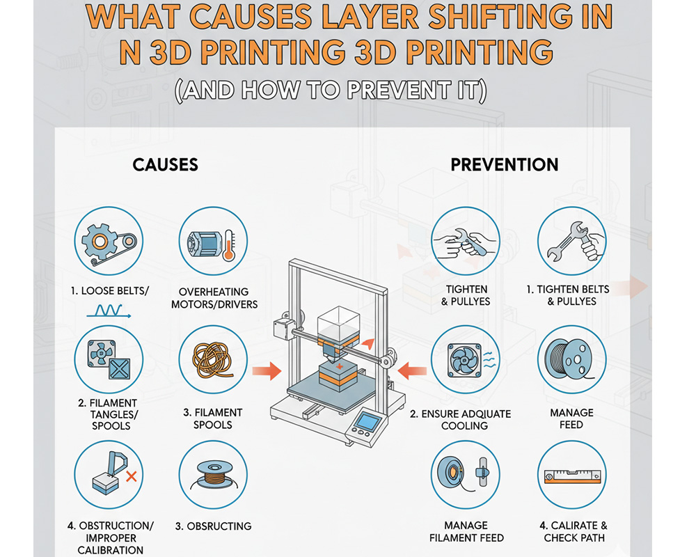 What Causes Layer Shifting in 3D Printing (and How to Prevent It)