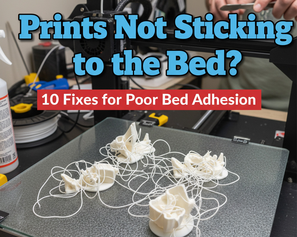 Prints Not Sticking to the Bed? 10 Fixes for Poor 3D Printer Bed Adhesion