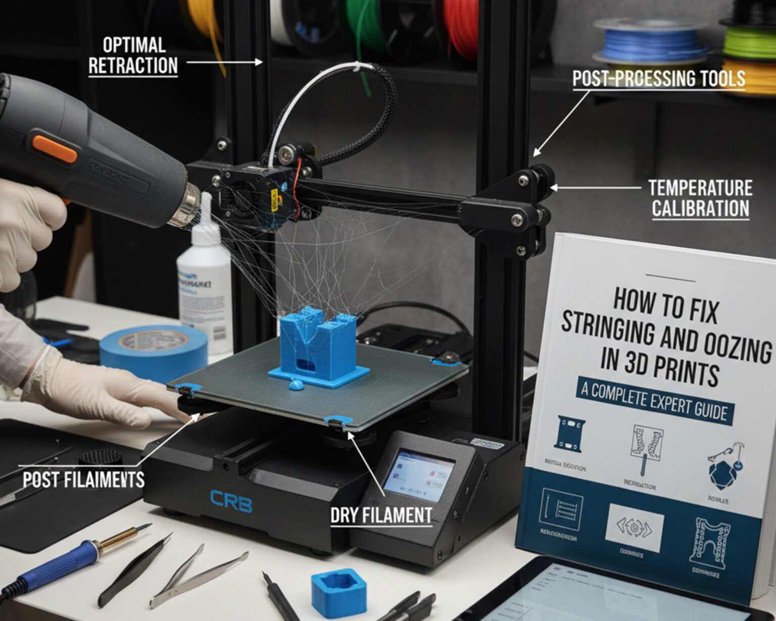How to Fix Stringing and Oozing in 3D Prints | Expert 3D Printing Guide