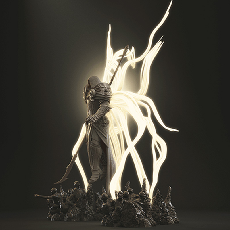 Archangel of Light 3D Printable Statue STL File - Image 3