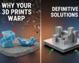 Why Your 3D Prints Warp: Common Causes and Definitive Solutions
